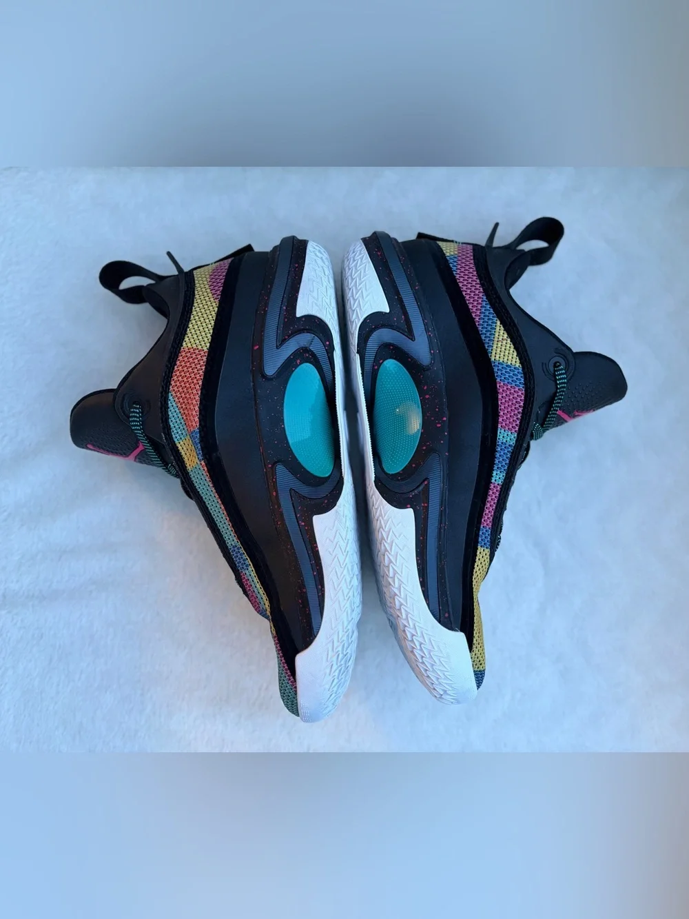 Men’s Air Jordan 36 Low Black Multicolor DH0833-063 Sneakers - Size 8.5